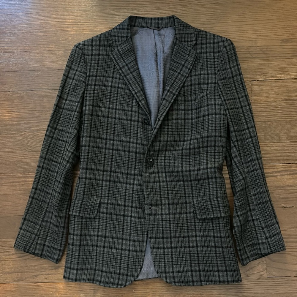Vintage Plaid Blazer
